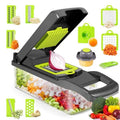 Hachoir Multifonction Pro | Coupe-Légumes 14-en-1 en Acier Inoxydable